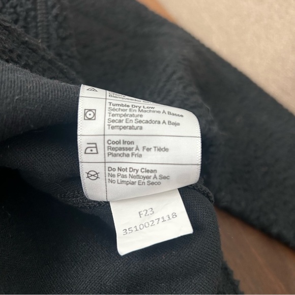 Carhartt Black Sherpa Hoodie with Brown Exterior - Picture 10 of 11